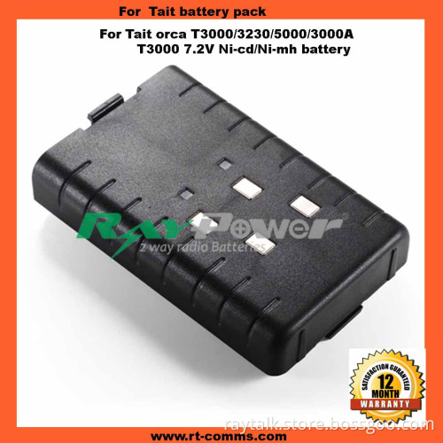Two Way Radio Tait Battery Pack T3000 for Tait T3000/T3230/T5000/T3000A Portable Radio